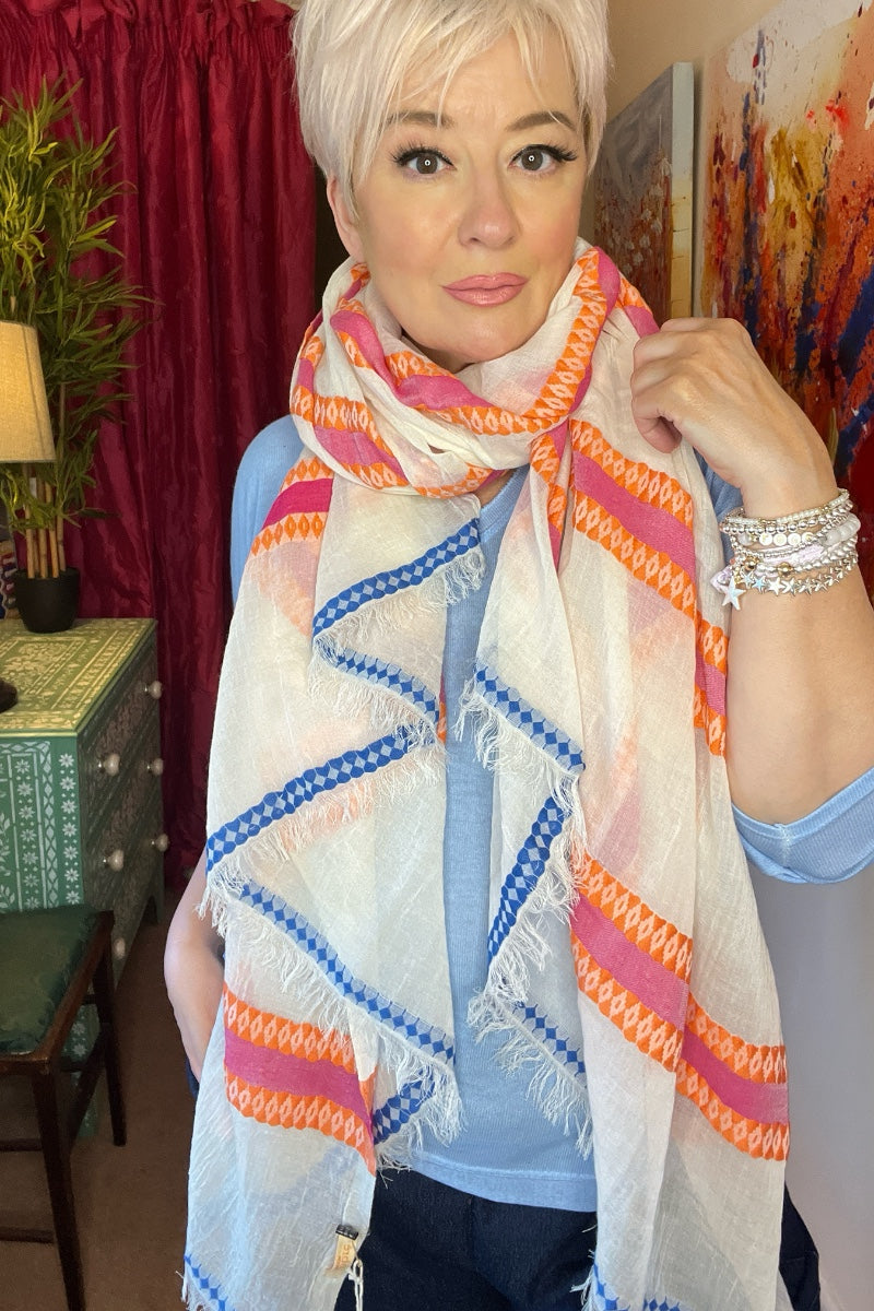 Ombre London Sunset Summer Scarf