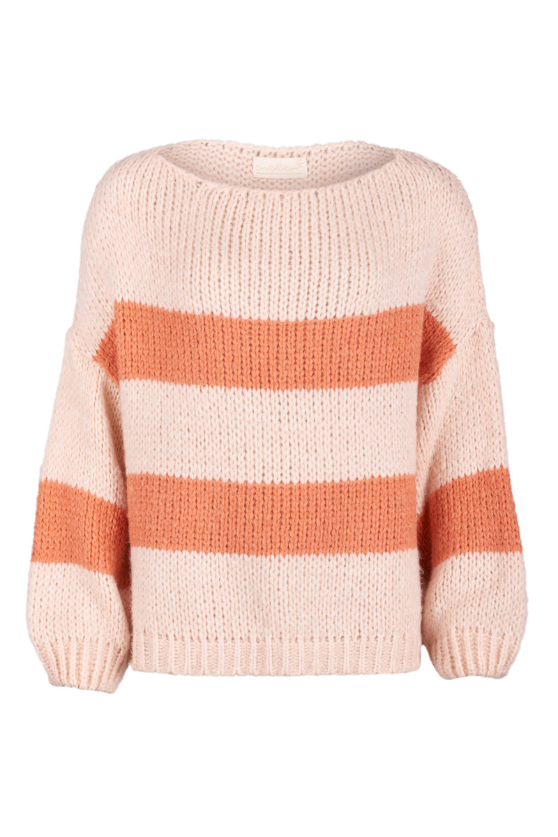 norma stripe knitted jumper