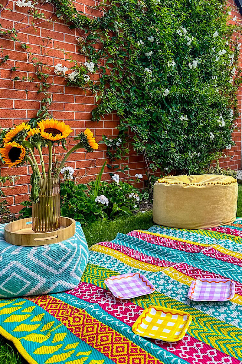 boho outdoor rug