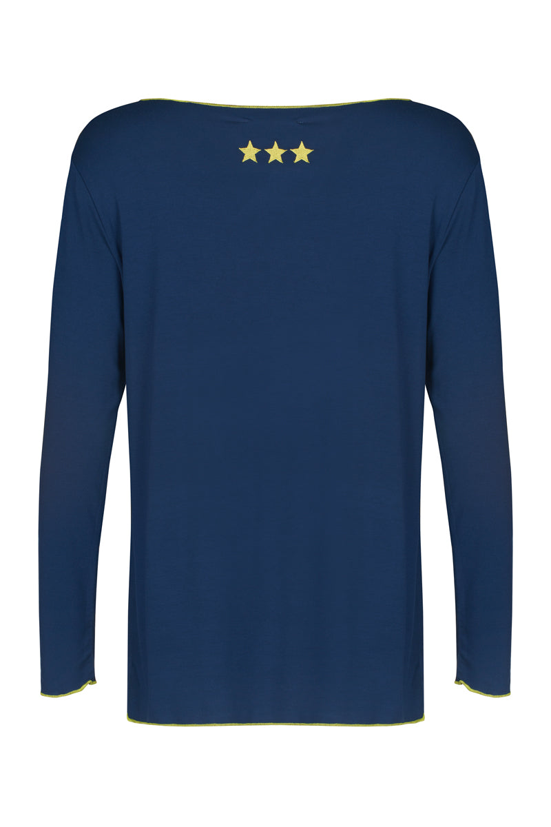 By Constellation Gemini Long Sleeve Plain T-Shirt