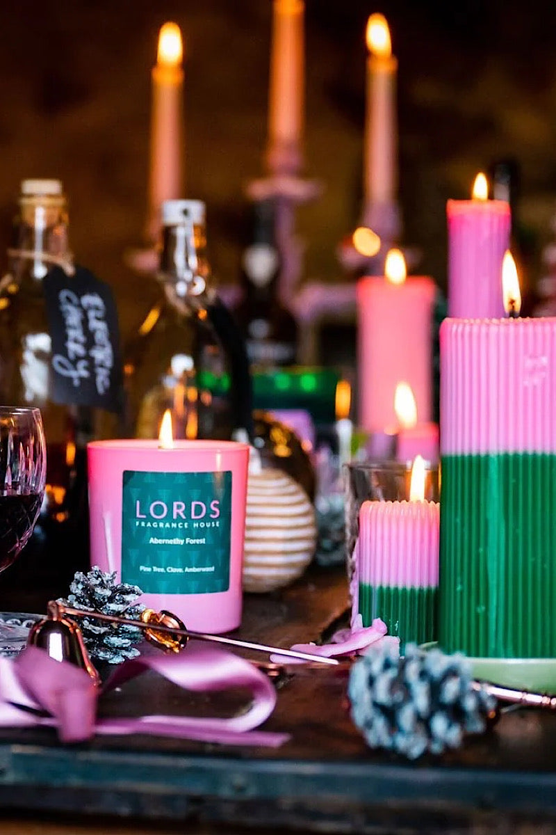 lords fragrance house abernethy forest winter candle 