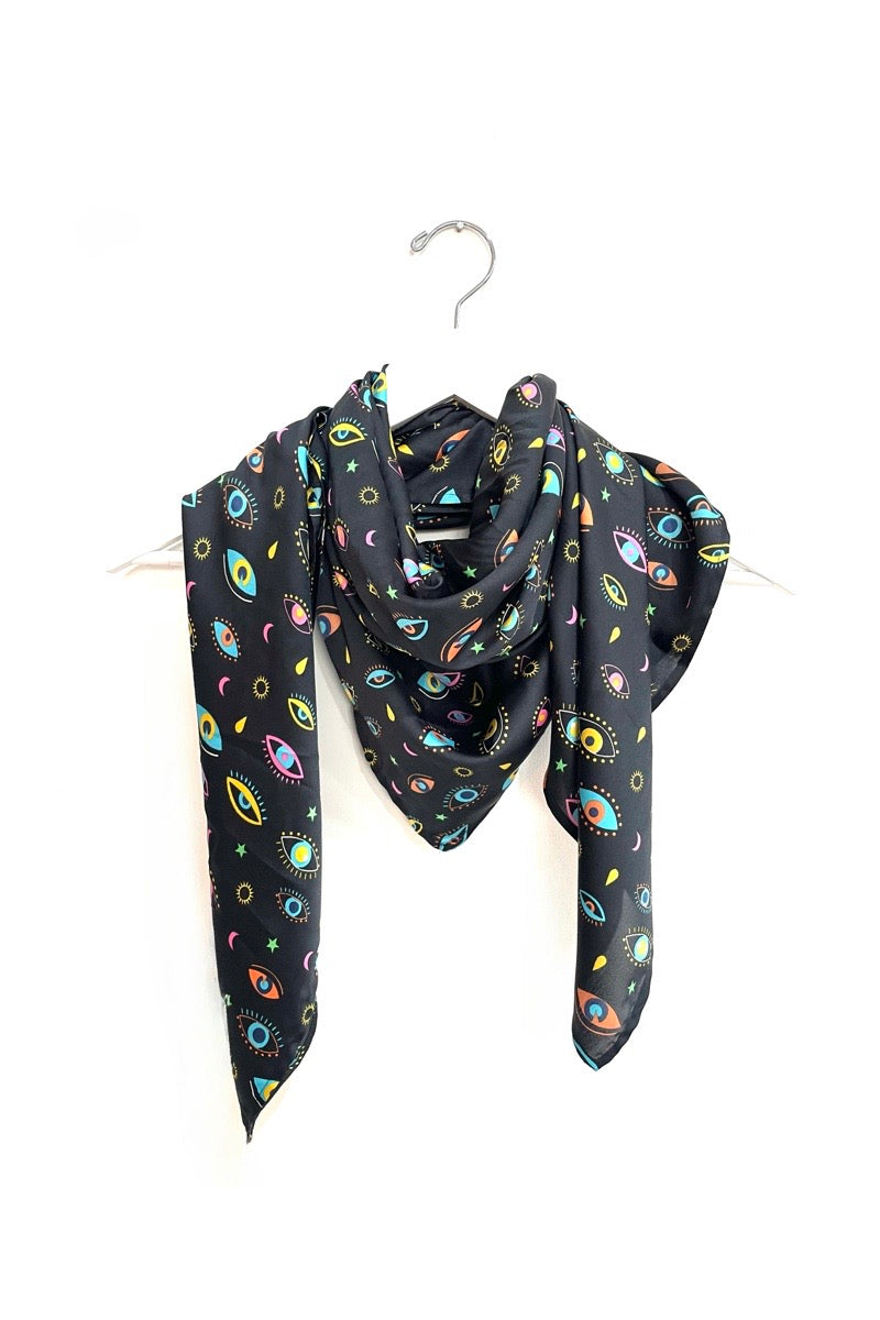 By Constellation Miram I See You Satin Scarf