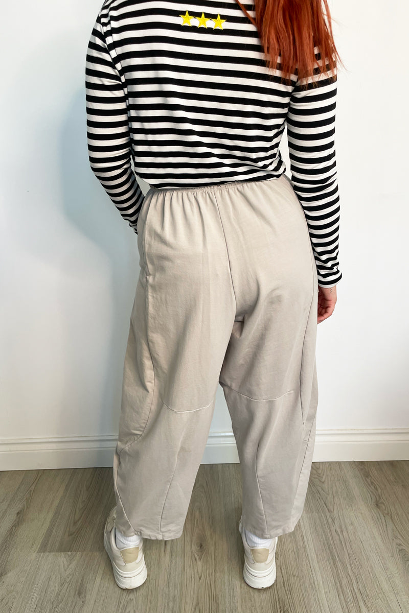 Relaxed Jersey Balloon Trousers