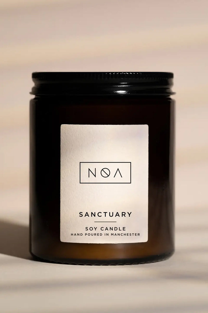 sanctuary soy wax candle