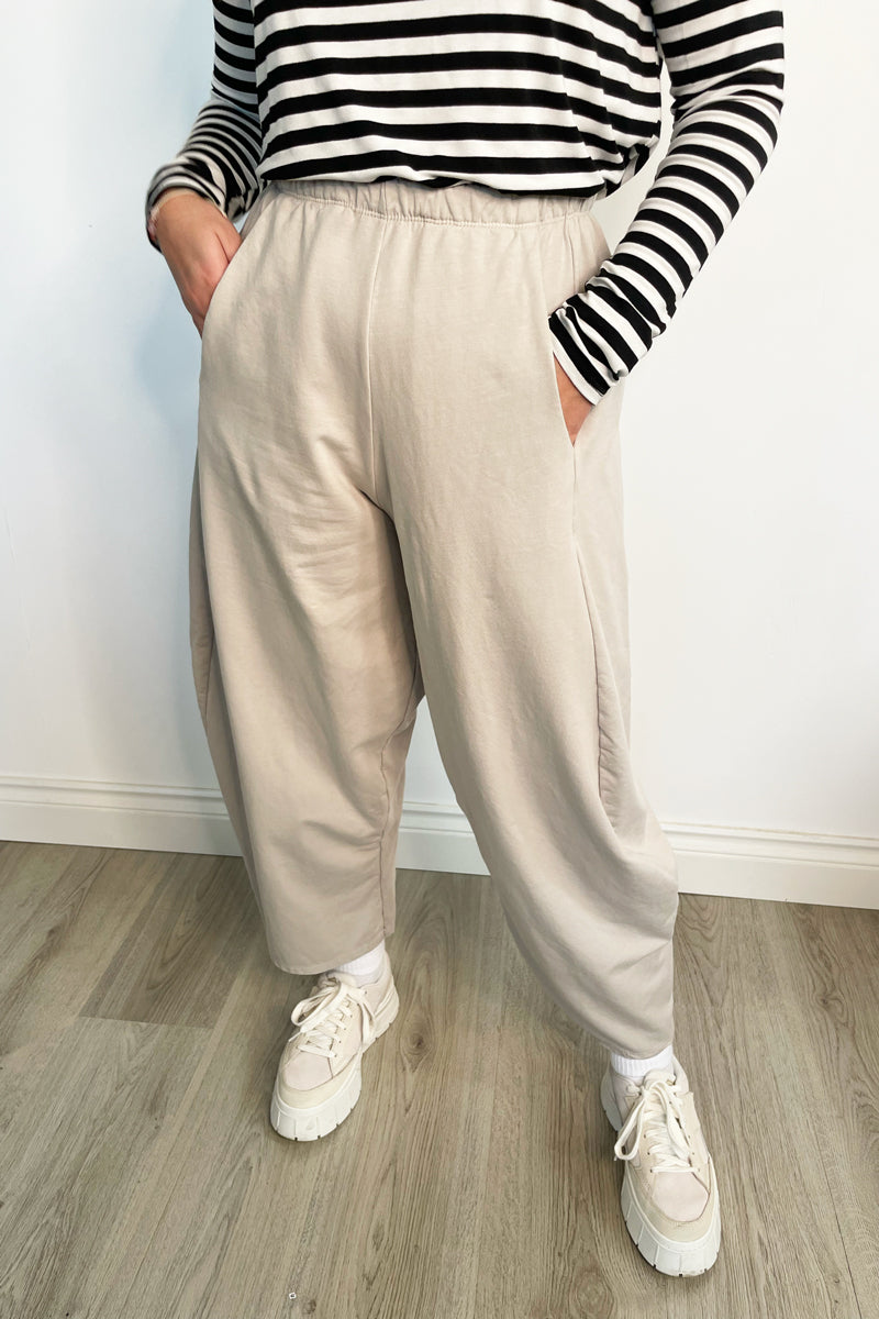 jersey balloon trousers