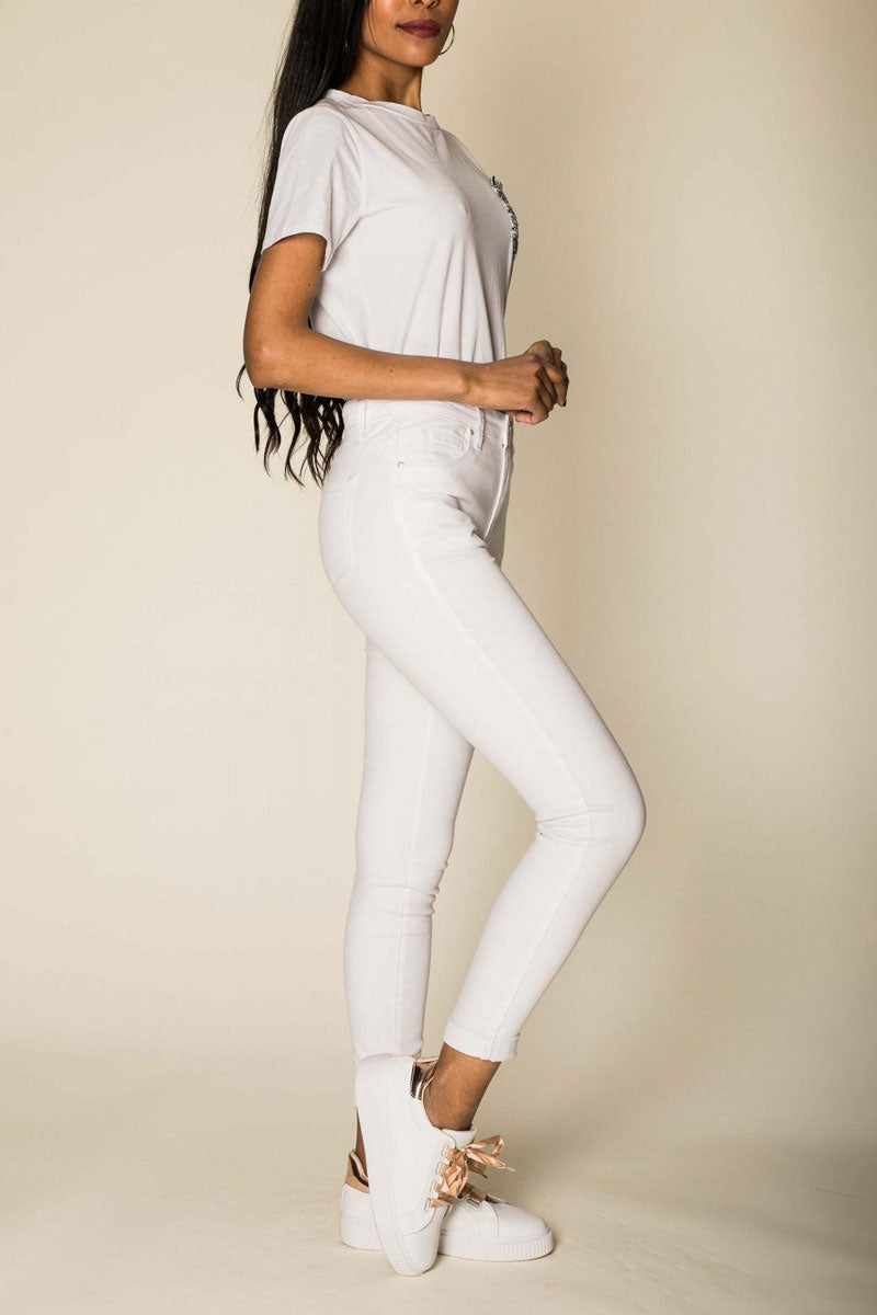 Classic White Jeans for Women